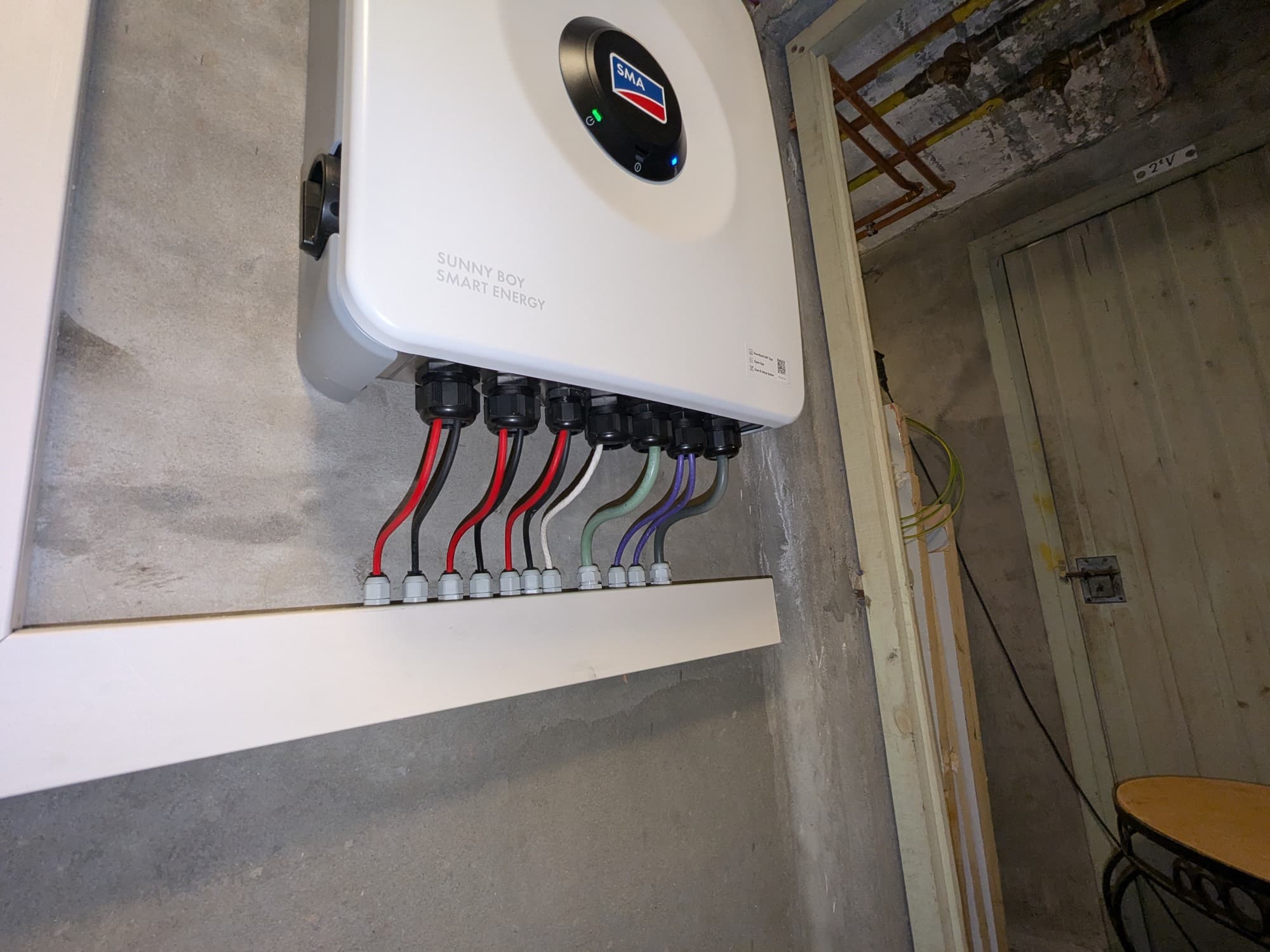 Thuisbatterij-installatie met omvormer (project HVT)