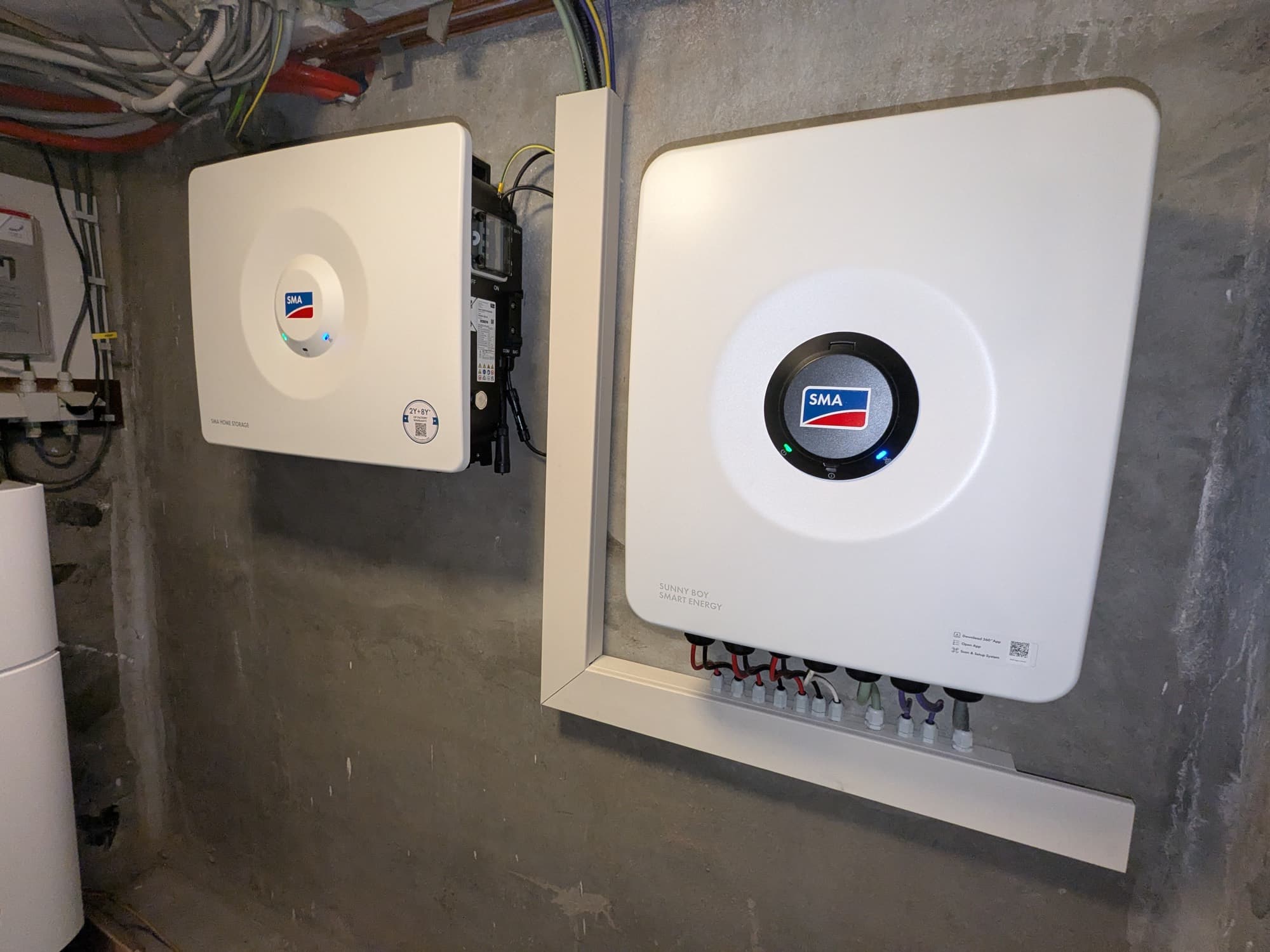 Thuisbatterij-installatie met omvormer (project HVT)