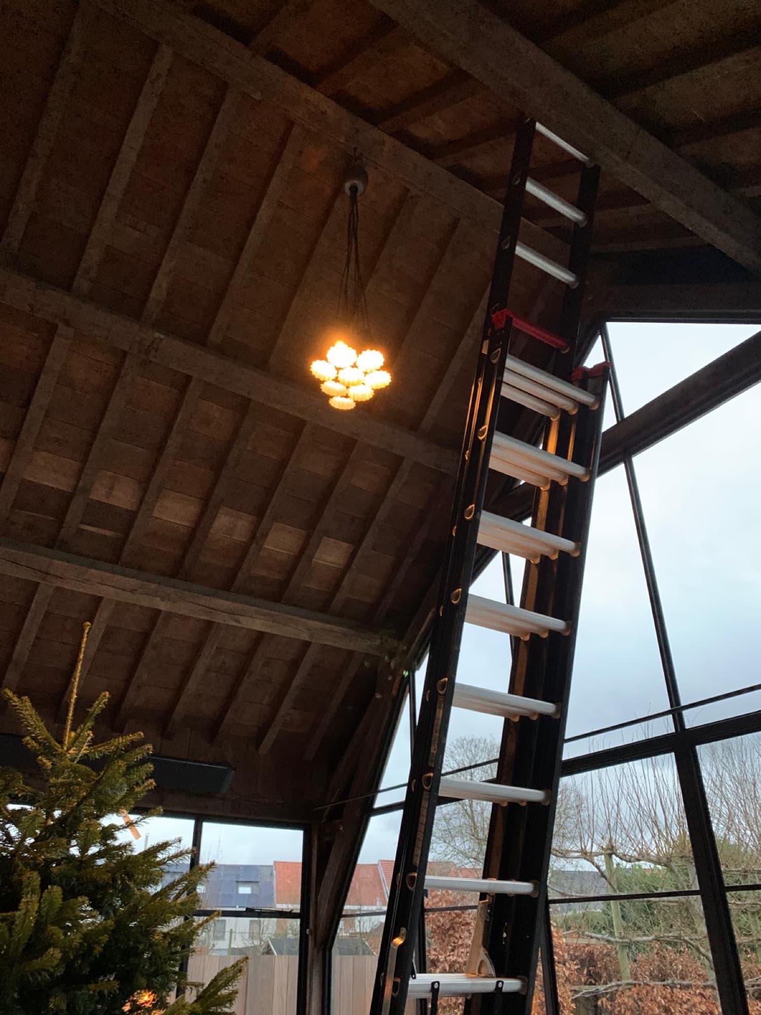 Verlichting in leefruimte – situatie voor de werken (project FRA)